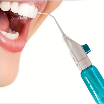 Irrigador bucal portátil Nexorretail con chorro pulsado para limpieza dental profunda y cuidado de encías.