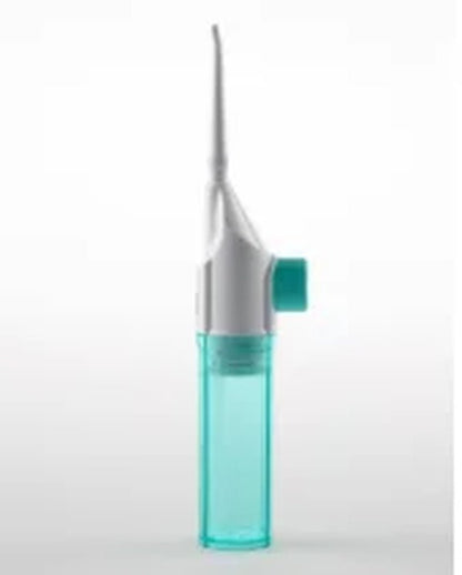 Irrigador bucal portátil Nexorretail, limpiador de boca manual con chorro pulsado para limpieza profunda dientes y encías.