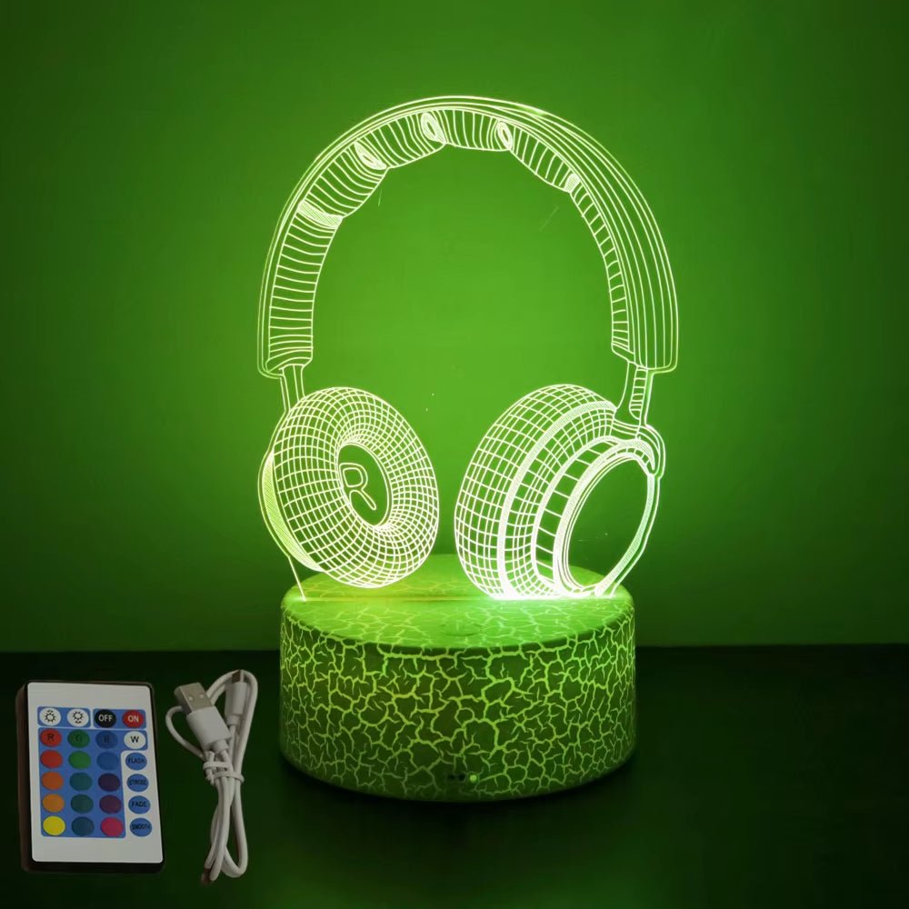 Lámpara LED 3D de Neón RGB para escritorio y habitación, con diseño de juego y luz nocturna, de la marca Nexorretail.