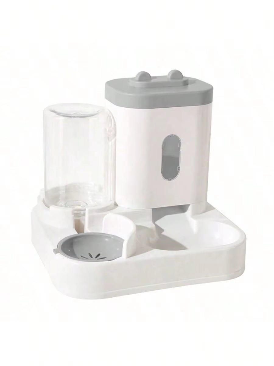 Comedero y dispensador automático de agua Nexorretail para gatos, diseño de una sola pieza, capacidad grande y a prueba de derrames.