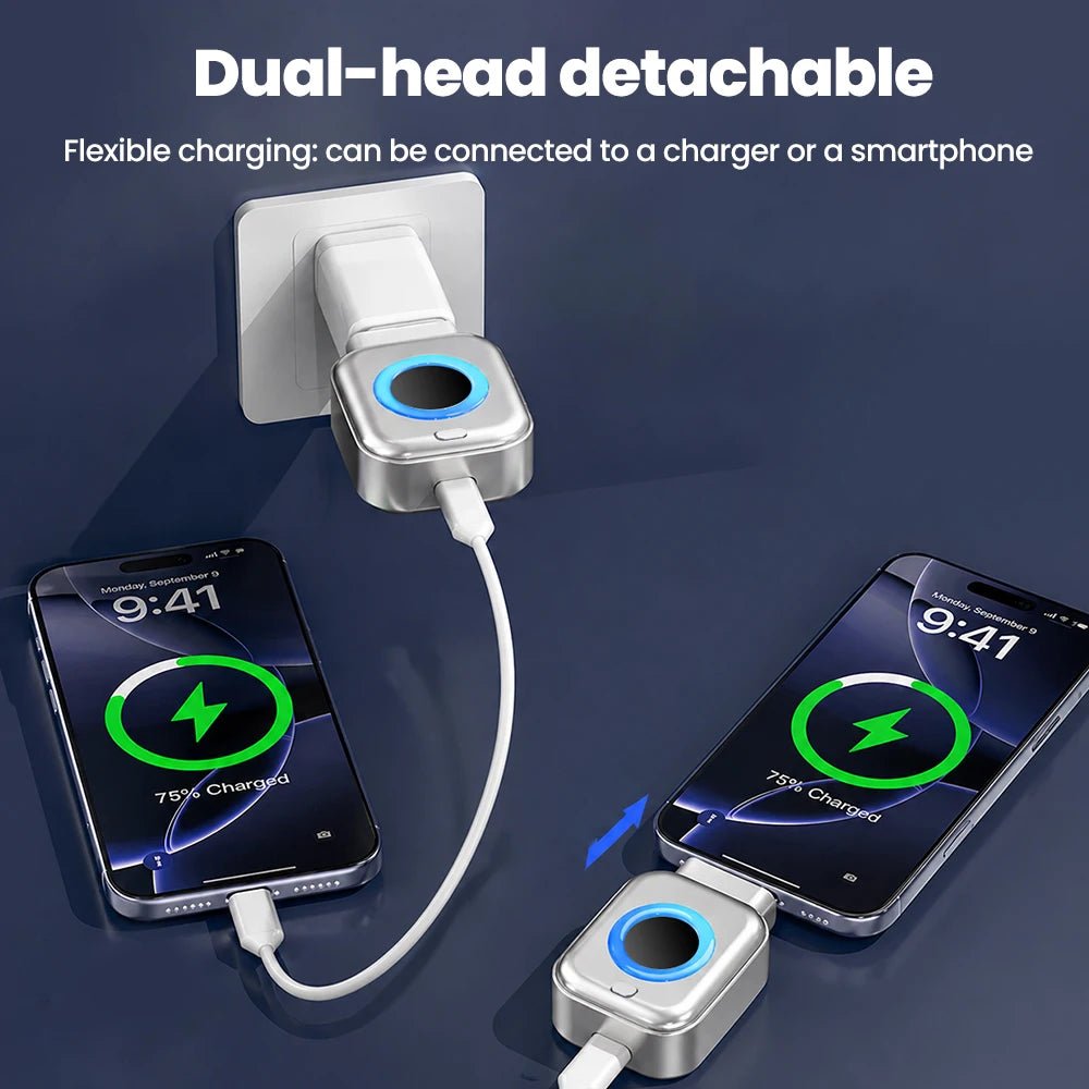 Cargador USB-C Nexorretail de carga rápida 140W con apagado automático y diseño compacto para teléfonos y dispositivos compatibles.