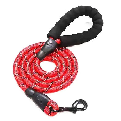 Correa fuerte para perros grandes y medianos Nexorretail, color negro, acolchada, reflectante y resistente para paseos seguros.