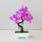 Bonsái artificial en maceta, árbol pequeño de decoración para hogar, jardín zen o mesa, planta decorativa de Nexorretail