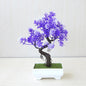 Bonsái artificial en maceta de Nexorretail, pequeño árbol decorativo para hogar y jardín, en maceta de cerámica.