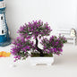 Bonsái artificial en maceta de tamaño pequeño para decoración de hogar, planta decorativa de Nexorretail con estilo zen y moderno.