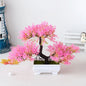 Bonsái artificial en maceta de Nexorretail, árbol pequeño decorativo para hogar y jardín, planta artificial para decoración zen.