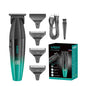 Máquina cortadora de pelo profesional VGR eléctrica de Nexorretail, con estructura metálica en color verde para barbería y recorte de cabello.