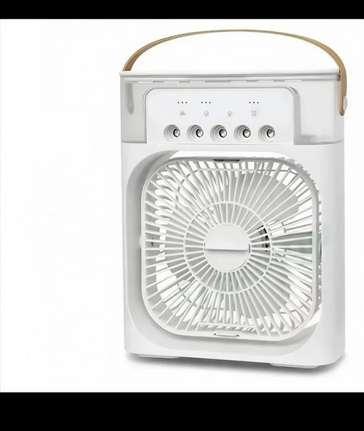 Mini Aire Acondicionado Portátil 3en1: Ventilador Humidificador LED