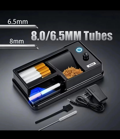 Máquina Eléctrica Llenadora de Cigarrillos 6.5/8mm Inyector Tabaco