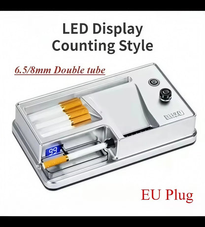 Máquina Eléctrica Llenadora de Cigarrillos 6.5/8mm Inyector Tabaco