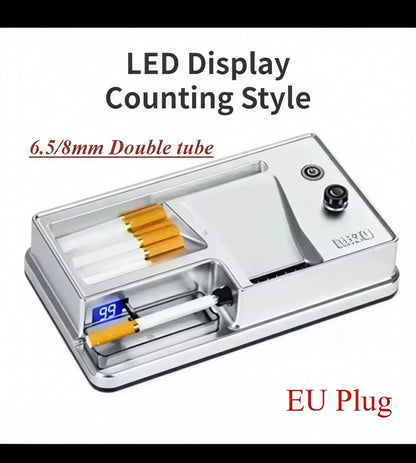 Máquina Eléctrica Llenadora de Cigarrillos 6.5/8mm Inyector Tabaco